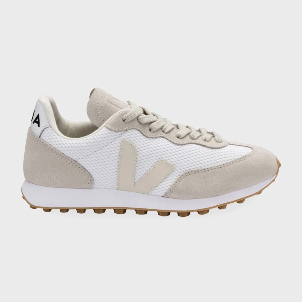 Veja Rio Branco Suede/Mesh Trainer Sneakers White